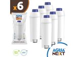 6 Cartucce Filtro Acqua Aguanext Caffeemax Per Macchine Da Caffè Delonghi (SER3017, Dls C002)