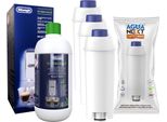3X Filtro Acqua Di Ricambio + Decalcificante Delonghi 500Ml Ecodecalk Di Wesper Compatibile Con Delonghi Ecam 45.366.B