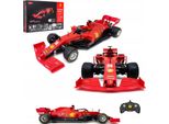 Auto Telecomandate Coil, Kit Di Modellini, Auto Telecomandate Per Bambini Con Telecomando, Ferrari Rc, Scala 1:16, Frequenza: 2,4 Ghz, Per Bambini A Partire Da 8 Anni, Rosso