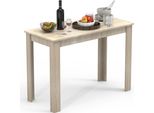 Tavolo Da Pranzo Esal Sonoma Oak A. 76 X L. 110 X P. 50 Cm