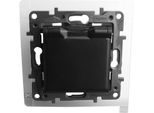 Presa Di Corrente Con Coperchio E Chiusura A Prova Di Bambino 2P + E Francese. Sistema Nero Niloe Step