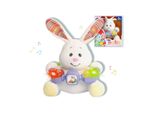 Giocattolo Interattivo Per Bambini Con Attività E Luci 20 Cm - Coniglio