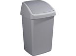Sunware Cestino Per Rifiuti Delta 50L Grigio - Cestino Per Rifiuti In Plastica Con Coperchio Basculante