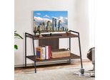 Mobile Tv Costway, Scaffale Tv A 2 Livelli, Tavolo Tv Per Tv Fino A 32 Pollici, Centro Di Intrattenimento Tv Per Soggiorno, Camera Da Letto, Ufficio, 89 X 43 X 60 Cm