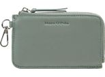 Marc O'polo Pelle Portafoglio Florica Zip Wallet Deep Lake Green Grigio Cadetto