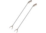 2X Pinze Di Presa Extra Lunghe Per Rifiuti | Ausilio Di Presa 100 Cm - Pinze Per Rifiuti In Acciaio Inox E Plastica Per Anziani | Pratico Raccoglitore Di Rifiuti | Pinza Per Mani - Raccoglitore Di Rifiuti | Braccio Di Presa | Robuste Pinze Per La Raccolta Dei Rifiuti