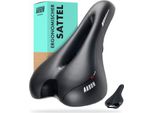 Aaron Sella Per Bici Da Trekking - Sella Ergonomica Per Bici Da Uomo E Da Donna - Sella In Gel Confortevole E Impermeabile - Sella Per Bici Da Trekking, Mountain Bike, City Bike, E-Bike