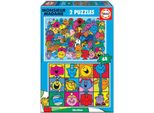 Educa - Puzzle - 2X48 Mr Mrs