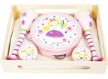 4Iq Set Di Strumenti In Legno Per Bambini 3In1 Rosa