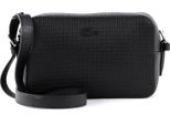 Lacoste Pelle Borsa A Tracolla Chantaco Classics Crossover Bag Noir Nero