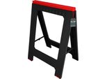 Kotarbau® Cavalletto Da Lavoro Cavalletto Pieghevole Cavalletto Per Ponteggi Cavalletto Di Sostegno Nero-Rosso 425 Mm X 575 Mm