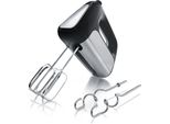 Arendo Impastatrice Elettrica A Mano - Incl. 2 Fruste E 2 Ganci Per Impasto In Acciaio Inox - Impastatrice A Mano - Sgancio Del Gancio - Pulsante Turbo - Fusibile Termico - Aspetto Acciaio Inox