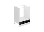 Base Da Cucina Belini, Base Da Cucina Larga 60 Cm. Base Per Cucina Sdp Senza Piano Di Lavoro. Mobile Da Cucina Senza Anta, Con Cassetti, Nero Lucido