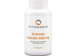 Vitaworld Estratto Di Tè Verde 500 Mg | 120 Capsule | 75 Mg Di Egcg, 500 Mg Di Polifenoli E 70 Mg Di Caffeina Per Dose Giornaliera | Vegano