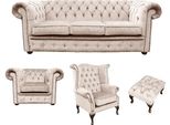 Set Di Divani Chesterfield Imbottiti Divano Divano In Pelle Set Di Sedili Poltrona 417
