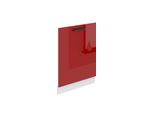 Pannello Frontale Belini Per Lavastoviglie Pz. Pannello Frontale Per Lavastoviglie Largo 60 Cm. Pannello Frontale Per Lavastoviglie Con Maniglia, Rosso Lucido
