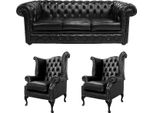 Set Di Divani Chesterfield Imbottiti Divano Divano In Pelle Set Di Sedili Poltrona 412