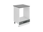 Base Da Cucina Belini, Base Da Cucina Larga 60 Cm. Base Per Cucina Sdp Con Piano Di Lavoro. Mobile Da Cucina Senza Anta, Con Cassetti, Glamour Wood