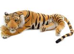 Brubaker Tigre In Peluche Marrone 60 Cm - Peluche Realistico Sdraiato - Re Della Giungla