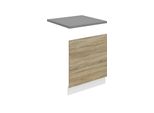 Pannello Frontale Belini Per Lavastoviglie Po. Pannello Frontale Per Lavastoviglie Larghezza 60 Cm. Pannello Frontale Per Lavastoviglie Senza Maniglia, Rovere Sonoma