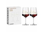 Ritzenhoff Rotweinglas 2Er-Set Celebration Deluxe 003, Romi Bohnenberg, Kristallglas, 540 Ml, 6141011