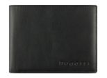 Bugatti Pelle Portafoglio Super Slim Wallet Black Nero