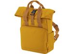 Bagbase - Zaino, Mini, Materiale Riciclato BC4942 (Taglia Unica) (Giallo Senape)