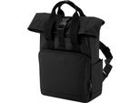 Bagbase - Zaino, Mini, Materiale Riciclato BC4942 (Taglia Unica) (Nero)
