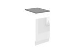 Pannello Frontale Belini Per Lavastoviglie Po. Pannello Frontale Per Lavastoviglie Largo 45 Cm. Pannello Frontale Per Lavastoviglie Senza Maniglia, Bianco Lucido
