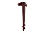 Relaxdays Tassello Rettificato Per Ombrellone Marrone, Plastica