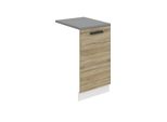 Pannello Frontale Belini Per Lavastoviglie Pz. Pannello Frontale Per Lavastoviglie Largo 45 Cm. Pannello Frontale Per Lavastoviglie Con Maniglia, Rovere Sonoma