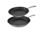 Cecotec Set Di Padelle Classy 20-24 Secchi In Acciaio. Diametro 20-24 Cm, Acciaio Inossidabile 18/10, Rivestimento Antiaderente, Manico Rivettato, Adatto A Tutti I Tipi Di Fornelli.