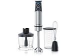 Set Di Frullatori A Mano Arendo In Acciaio Inox - Frullatore A Mano - Velocità Infinitamente Variabile + Pulsante Turbo