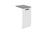 Pannello Frontale Belini Per Lavastoviglie Pz. Pannello Frontale Per Lavastoviglie Largo 45 Cm. Pannello Frontale Per Lavastoviglie Con Maniglia, Bianco Opaco