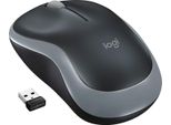 Logitech M185 Wireless Mouse, 2,4 Ghz Con Ricevitore Usb Nano, Durata Della Batteria 12 Mesi, Tracciamento Ottico 1000 Dpi, Utilizzabile Con La Mano Destra E Sinistra, Grigio