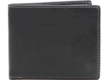 Esquire Pelle Porta Carte Di Credito Dallas Credit Card Case Black Nero