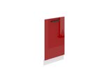 Pannello Frontale Belini Per Lavastoviglie Pz. Pannello Frontale Per Lavastoviglie Largo 45 Cm. Pannello Frontale Per Lavastoviglie Con Maniglia, Rosso Lucido