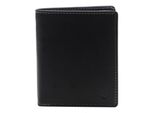 Esquire Pelle Portafoglio Dallas Wallet High Black Nero