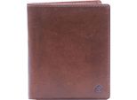 Esquire Pelle Porta Carte Di Credito Dallas Credit Card Case High Brown Marrone