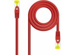 Cavo Rj45 Cat6A S/Ftp Cu Lszh 0,25 M Rosso Nano 10.20.1900-L25-R
