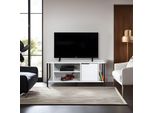 Skye Decor, Bond - White, Tavolino Per Tv, Bianco, 100 % Melamin Coated Slipboard, 120 X 35 X 48 Cm