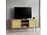 Skye Decor, Letoon 140, Tavolino Per Tv, Rovere, 100 % Pannello Di Legno Rivestito Di Melamina, 140 X 40 X 60 Cm