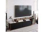 Skye Decor, Nexera - Noce, Nero, Mobili Tv, Noce, 149,8 X 42,9 X 35,3 Cm
