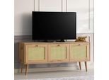 Skye Decor, Likya 140, Tavolino Per Tv, Rovere, 100 % Melamin Coated Slipboard, 140 X 40 X 60 Cm