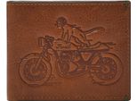 Fossil Portafoglio Bronson Bifold Cat Medium Brown Marrone