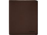 Fossil Portafoglio Joshua Vegan Cactus Bifold Espresso Marrone Scuro
