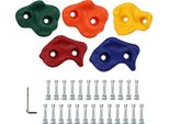 Fiqops 60X Prese Per Arrampicata Parete Boulder All'aperto Rocce Colorate Per Bambini Pietre Per Arrampicata