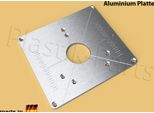 Piastra Di Montaggio Alu Inserto Per Tavola Di Fresatura Router Bosch Pof 1400 Ace 1200 Ae