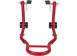Cavalletto Per Moto Parzini / Cavalletto Di Montaggio / Cric Per Moto Strada Anteriore / Ruota Anteriore, Rosso, Universale Con Supporti Gommati