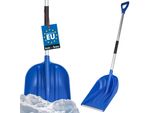 Kotarbau® Pala Da Neve Pala Da Neve 36 Cm Con Manico In Alluminio Lama In Plastica Rinforzata Con Attacco In Metallo Con Manico Ergonomico Pala Per Cereali Blu136 Cm